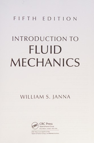Introduction to Fluid Mechanics, Fifth Edition