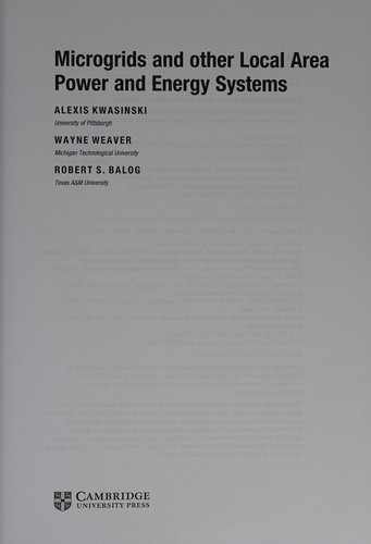 Microgrids and Other Local Area Power and Energy Systems
