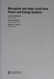 Microgrids and Other Local Area Power and Energy Systems
