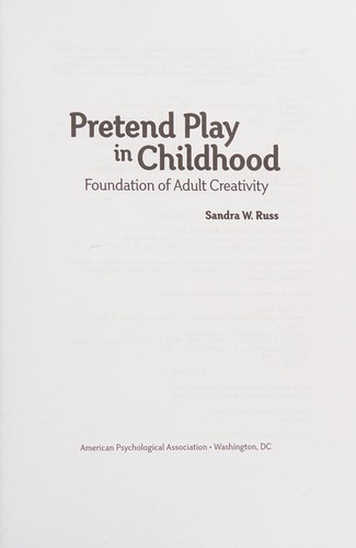Pretend Play in Childhood