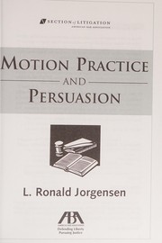 Motion practice and persuasion