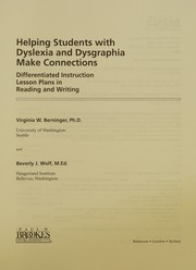 Helping students with dyslexia and dysgraphia make connections