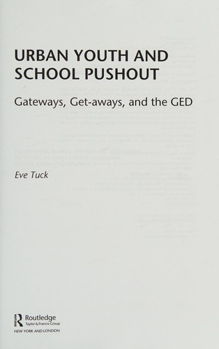 Urban youth and school pushout