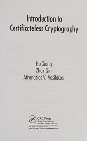 Introduction to Certificateless Cryptography