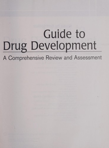 Guide to drug development