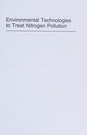 Environmental technologies to treat nitrogen pollution