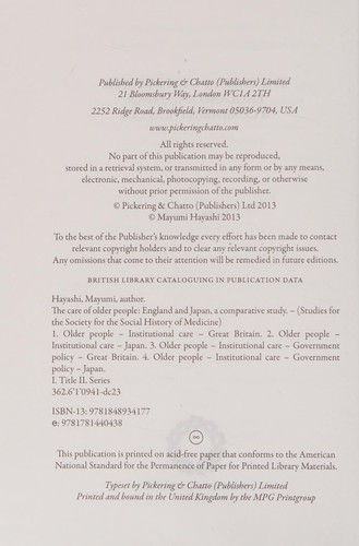 Care of Older People