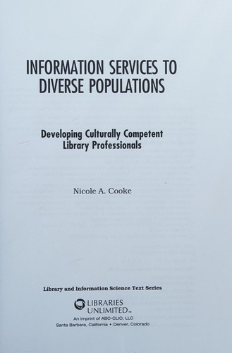 Information services to diverse populations