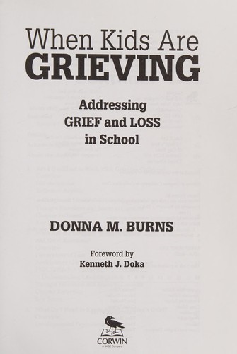 When kids are grieving
