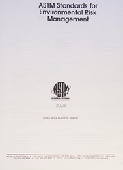 ASTM standards for environmental risk management
