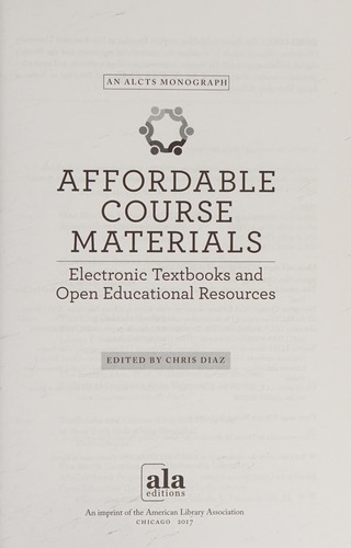 Affordable Course Materials