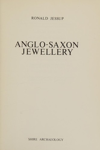 Anglo-Saxon jewellery