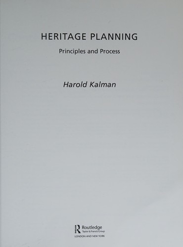 Heritage Planning