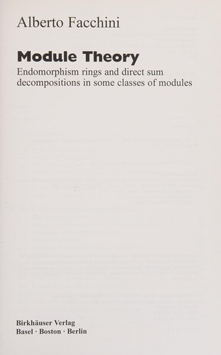 Module theory