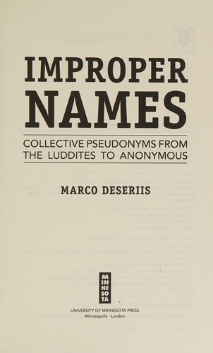 Improper Names