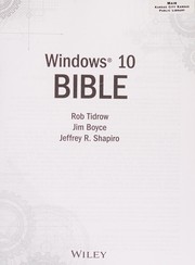 Windows 10 bible