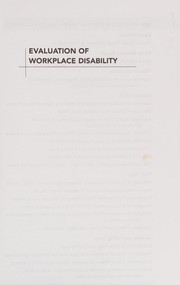 Evaluation of workplace disability