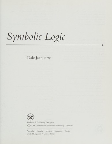 Symbolic logic
