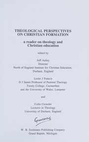 Theological Perspectives on Christian Formation