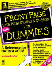 FrontPage Web publishing & design for dummies
