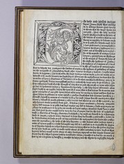 Here begynneth the legende named in Latyn Legenda aurea