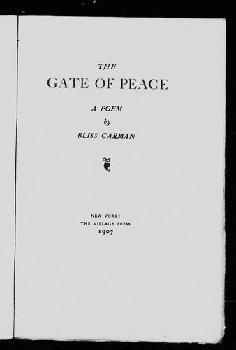 The Gate of Peace
