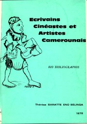 Écrivains, cinéastes et artistes camerounais