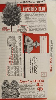 Henry Field's catalog for fall 1957