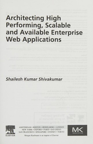 Architecting High Performing, Scalable and Available Enterprise Web Applications