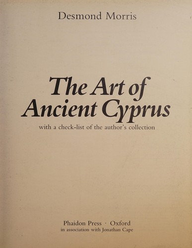 The art of ancient Cyprus