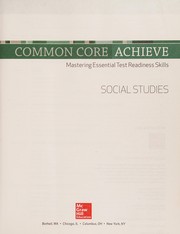 Common Core Achieve, Social Studies Subject Module