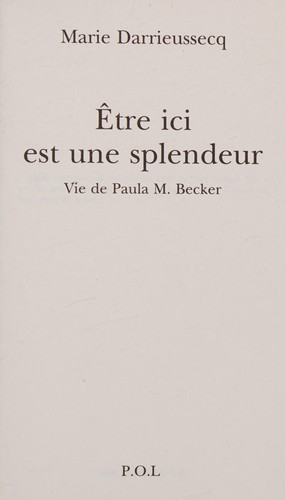 Etre ici est une splendeur