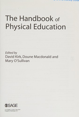 The handbook of physical education