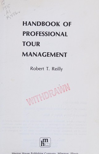 Handbook of professional tour management