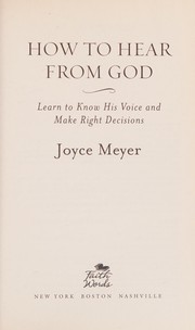 How to Hear from God