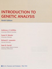 Introduction to genetic analysis