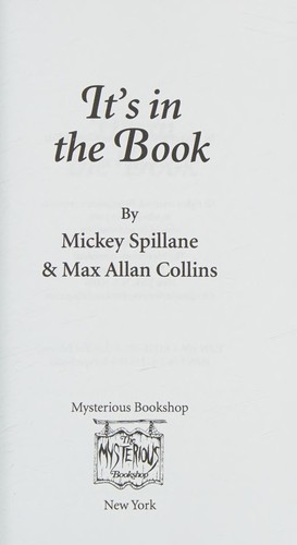 It's in the Book