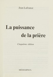 La puissance de la prière