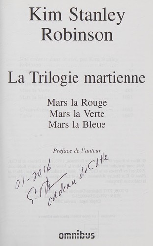 La trilogie martienne