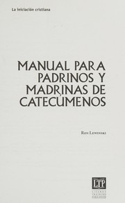 Manual para padrinos y madrinas de catecÃºmenos