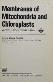 Membranes of mitochondria and chloroplasts
