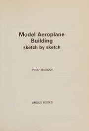 Model Aeroplane Building Sketch by Sketch