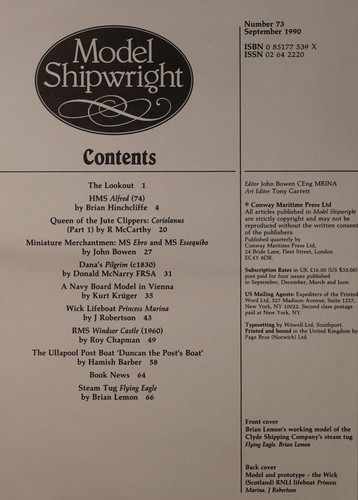 Model shipwright