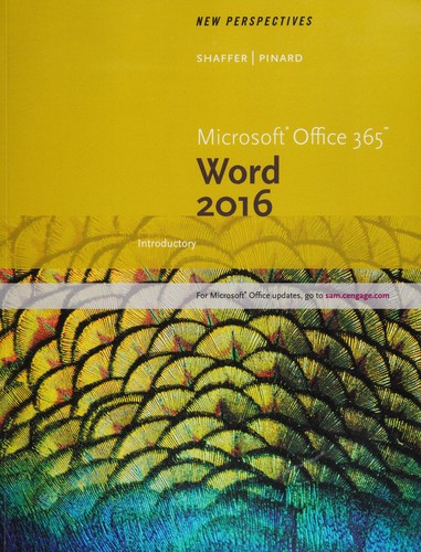 Microsoft Word 2016, Introductory