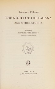 The night of the iguana and other stories