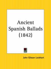Ancient Spanish ballads