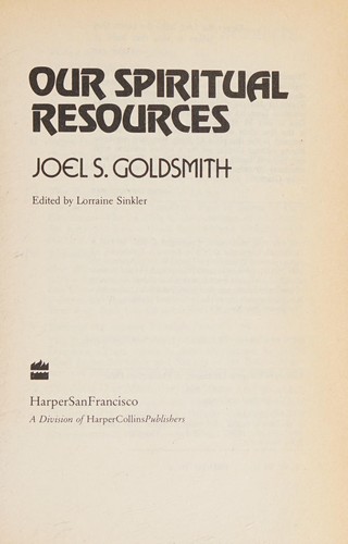 Our spiritual resources