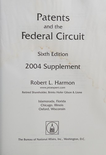 Patents and the Federal Circuit - 2004 Supplement (2004 Supplement)