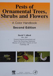 Pests of Ornamental Trees, Shrubs and Flowers