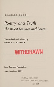 Poetry and truth